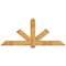 Ekena Millwork Kennewick Rough Sawn Timber Gable Bracket, Western Red Cedar, 84"W x 35"H x 6"D x 6"F, 10/12 Pitch GBW084X35X0606KEN00RWR - alternate 1